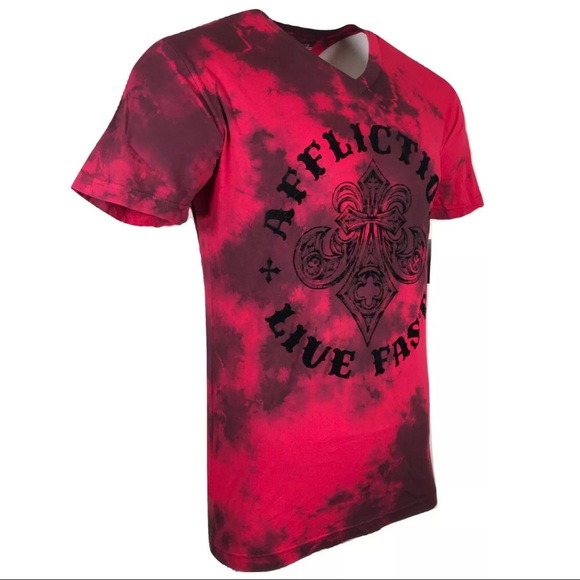 AFFLICTION  Mens T-Shirt ROYALE  Premium Athletic - Picture 6 of 8
